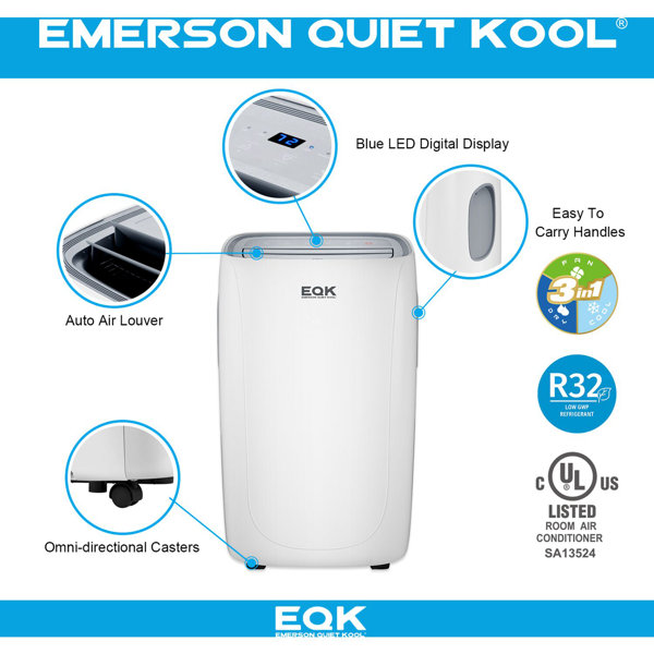 Emerson Quiet Kool 8000 BTU Portable Air Conditioner Wayfair